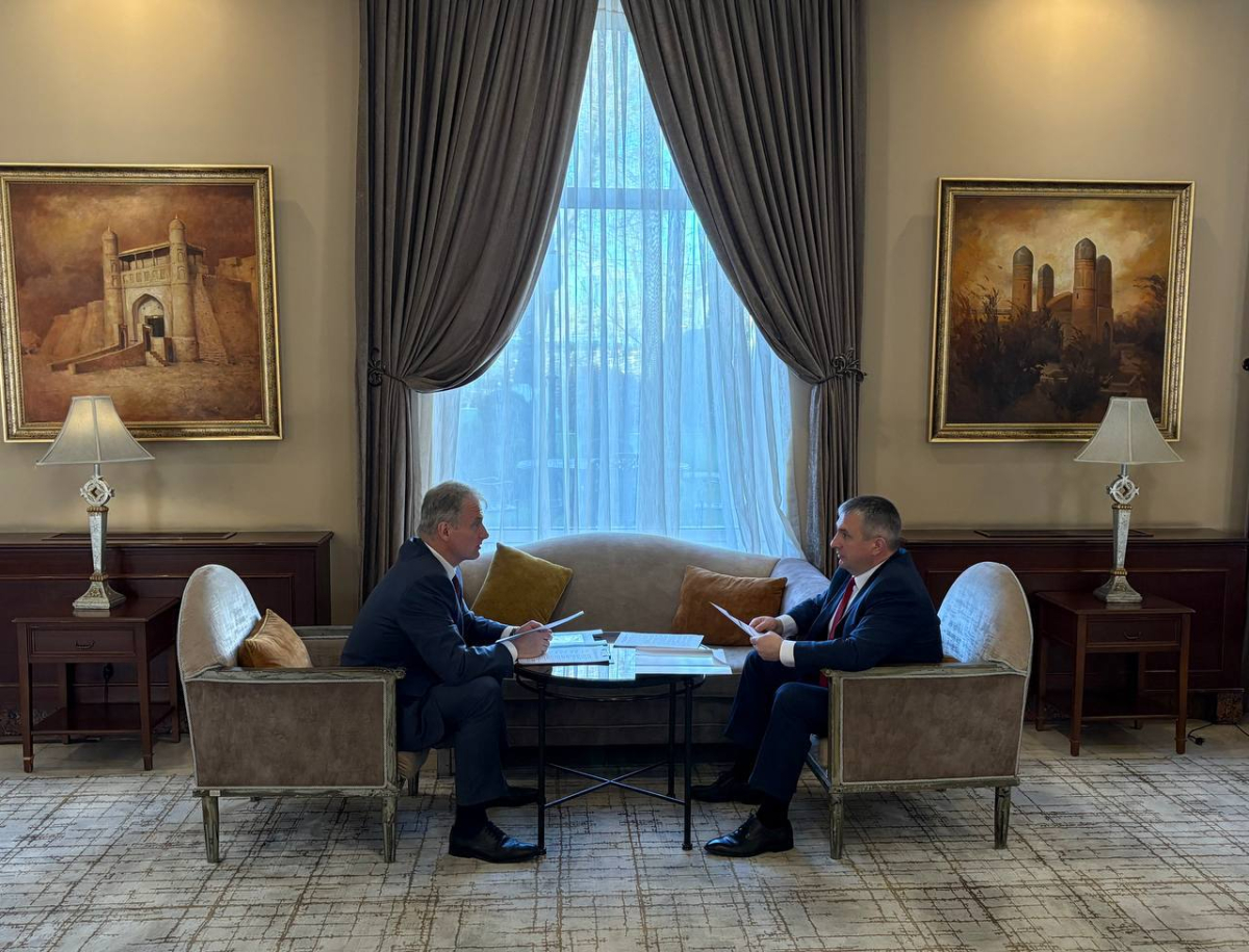 Увеличили товарооборот в три раза, но можем больше. Губернатор Иван Крупко встретился с послом Беларуси в Узбекистане Александром Огородниковым