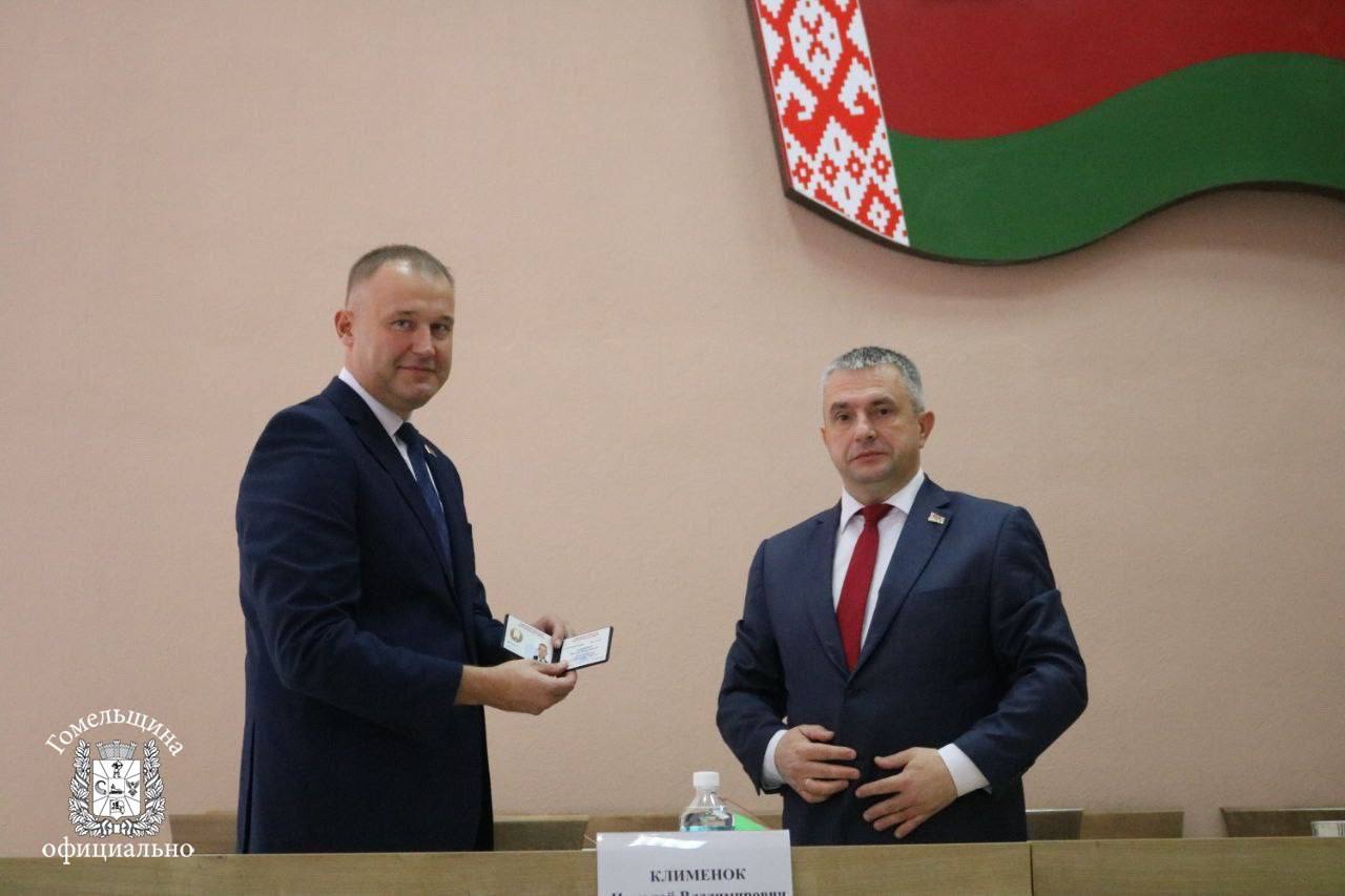 Николай Владимирович Клименок утвержден на должность председателя Лоевского райисполкома