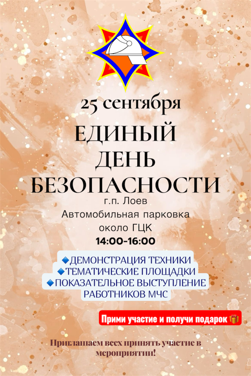 ЕДИНЫЙ ДЕНЬ БЕЗОПАСНОСТИ