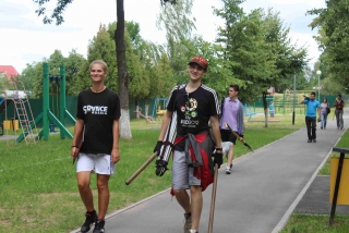 В Лоеве работает международный волонтерский лагерь 