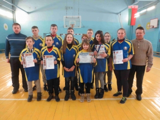 Команда Лоевского района приняла участие в областных соревнованиях по биатлону "Снежный снайпер" 