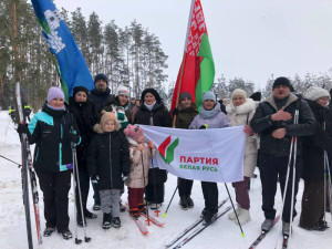 Соревнования по лыжным гонкам в рамках спартакиады среди трудовых коллективов Лоевского района